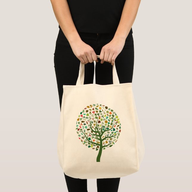 Greenie tree eco planet tote bag (Front (Product))