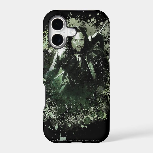 Greenish Aragorn Vector Collage (Back)