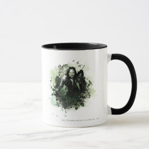 Greenish Aragorn Vector Collage Mug