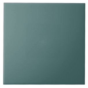 Greenish-Blue Solid Colour Tile