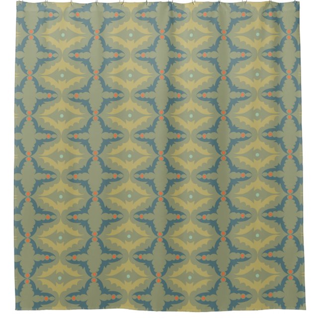 Greenish Retro Vintage Pattern (Front)