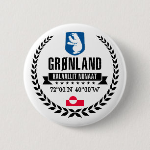 Greenland 2 Inch Round Button