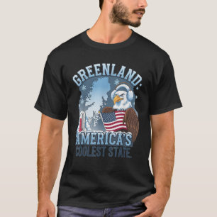 Greenland 51st State USA America Funny Greenland T-Shirt