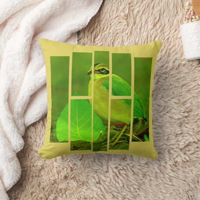 Greenland Bird Throw Pillow (Blanket)