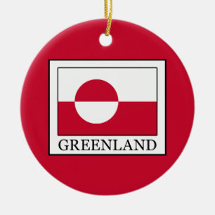 Greenland Ceramic Ornament