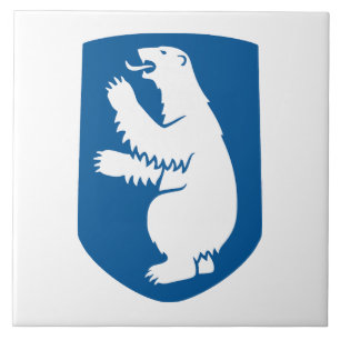 Greenland coat arms country symbol emblem flag den tile