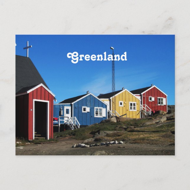 Greenland Countryside Postcard (Front)