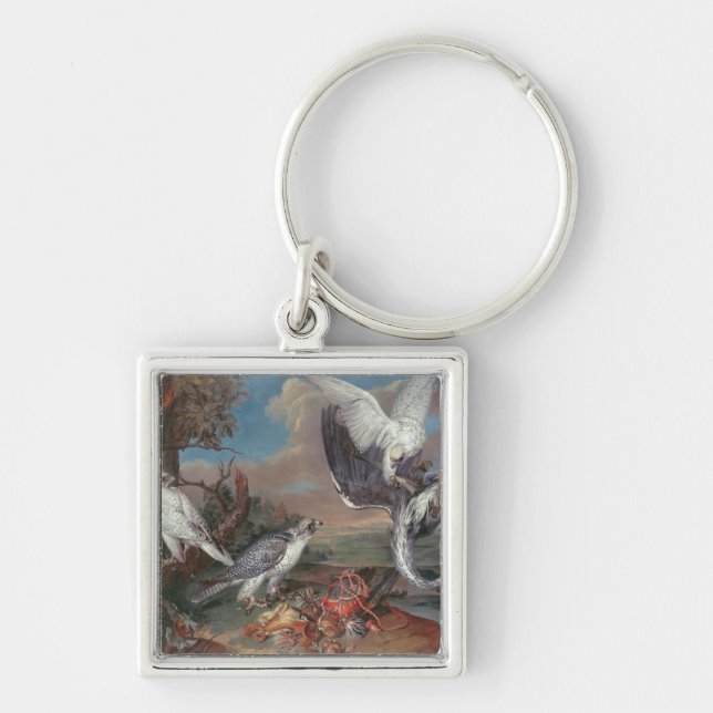 Greenland Cyr Falcons Keychain (Front)
