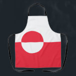 Greenland flag apron<br><div class="desc">An ideal gift for all those who are patriotic of their country!</div>