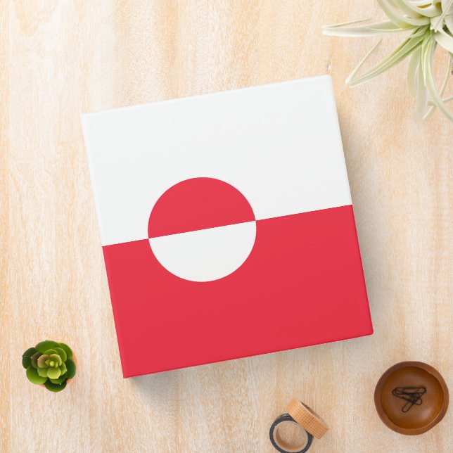 Greenland flag binder (In Situ)