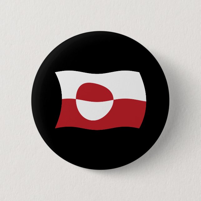 Greenland Flag Button (Front)
