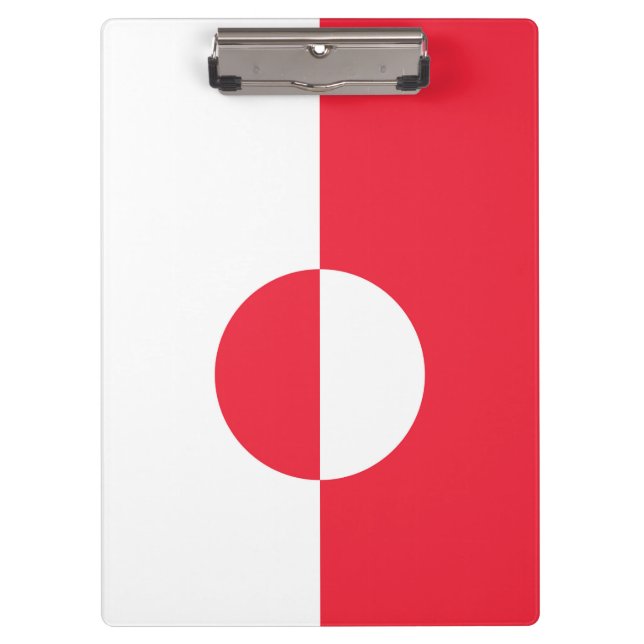 Greenland flag clipboard (Front)