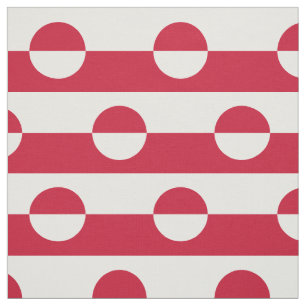 Greenland Flag Fabric