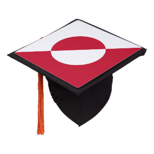 Greenland Flag Graduation Cap Topper