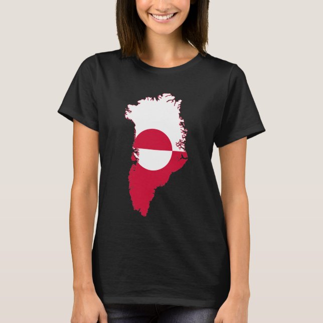 Greenland- flag in country T-Shirt (Front)