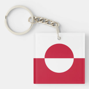 Greenland Flag Keychain
