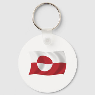 Greenland Flag Keychain