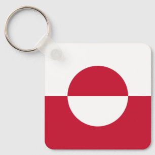Greenland Flag Keychain