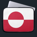 Greenland Flag Laptop Sleeve<br><div class="desc">Protect your device in style with our exclusive laptop sleeve featuring the flag of Greenland! Designed for both functionality and cultural expression, this laptop sleeve prominently displays the Greenland flag, allowing you to carry a piece of Greenlandic pride wherever you go. The sleek and lightweight design makes it a perfect...</div>