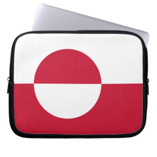 Greenland Flag Laptop Sleeve