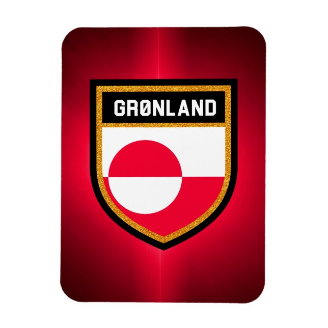 Greenland Flag Magnet (Vertical)