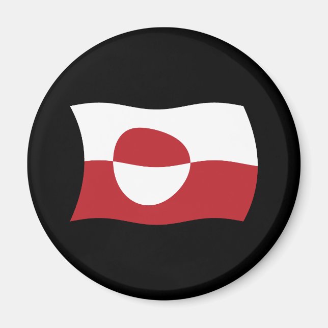 Greenland Flag Magnet (Front)