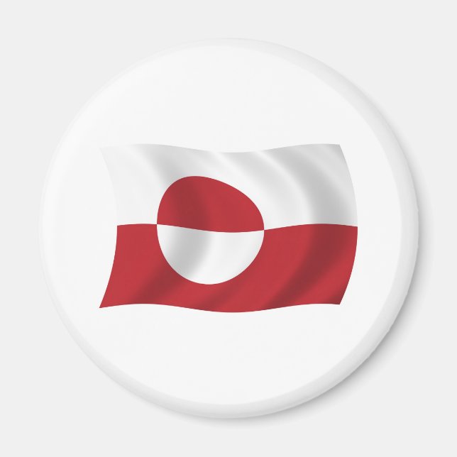 Greenland Flag Magnet (Front)