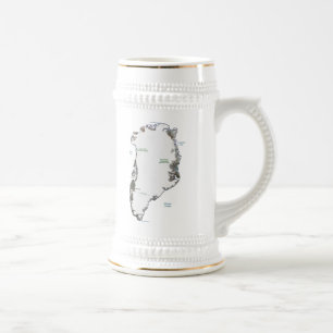 Greenland Flag ~ Map Mug
