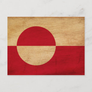Greenland Flag Postcard