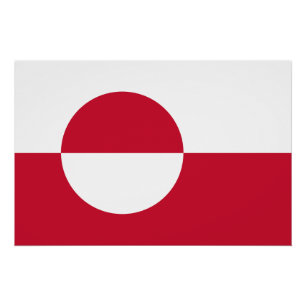 Greenland Flag Poster