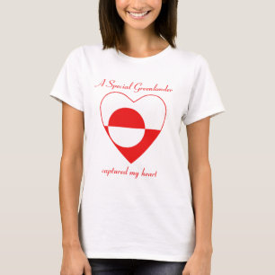 Greenland Flag Sweetheart T-Shirt