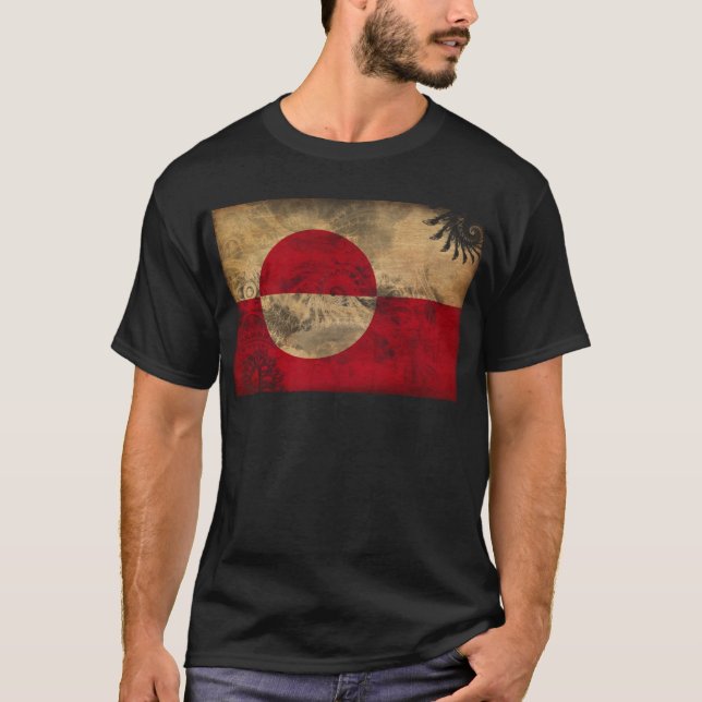 Greenland Flag T-Shirt (Front)