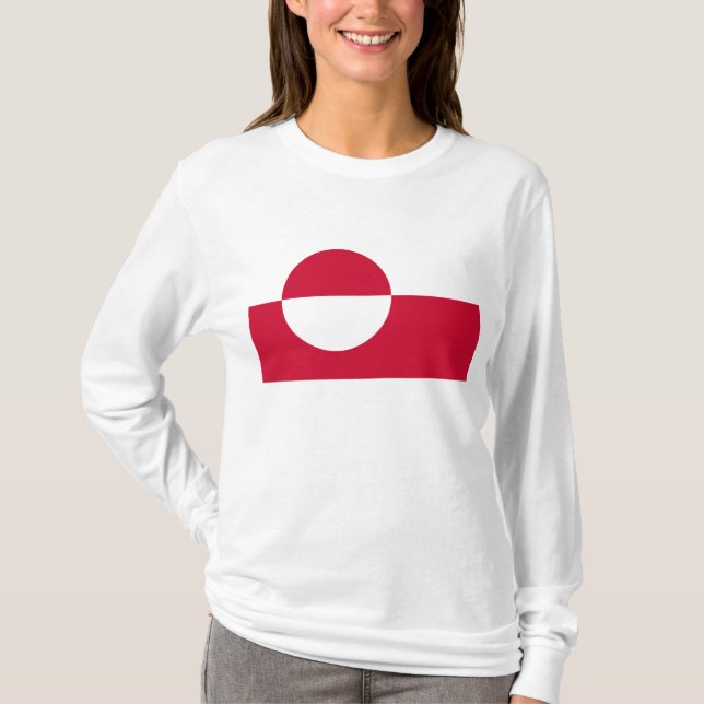 Greenland Flag T-Shirt (Front)