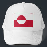 Greenland Flag Trucker Hat<br><div class="desc">Patriotic flag of Greenland.</div>