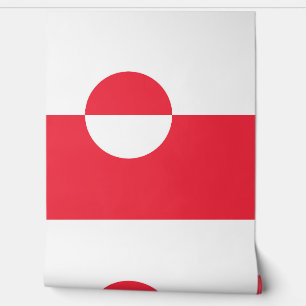 Greenland flag wallpaper