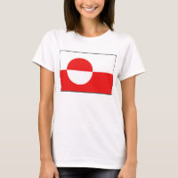 Greenland Flag x Map T-Shirt