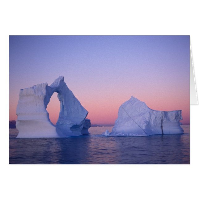 Greenland, Iceberg at sunset. (Front Horizontal)