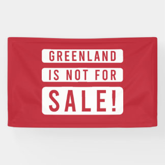 greenland is not for sale political protest americ banner