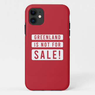 greenland is not for sale political protest americ iPhone 11 case
