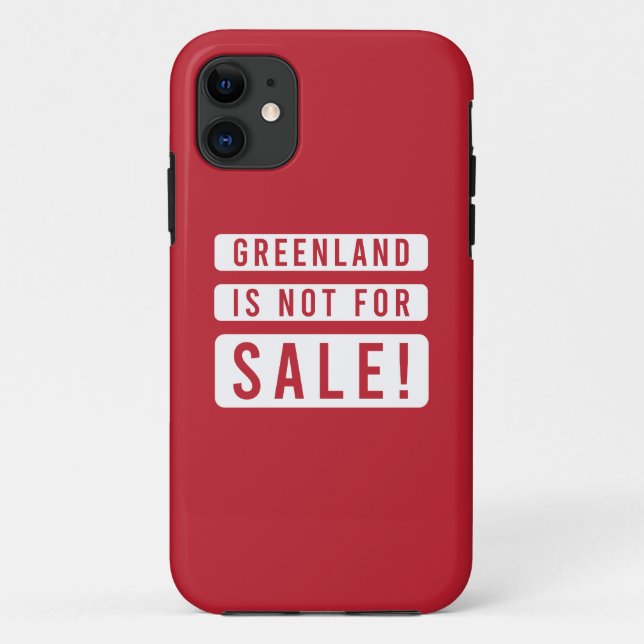 greenland is not for sale political protest americ Case-Mate iPhone case