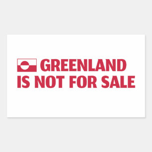 Greenland is not for sale! sticker