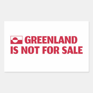 Greenland is not for sale! sticker