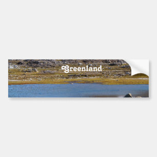Greenland Landscape Bumper Sticker