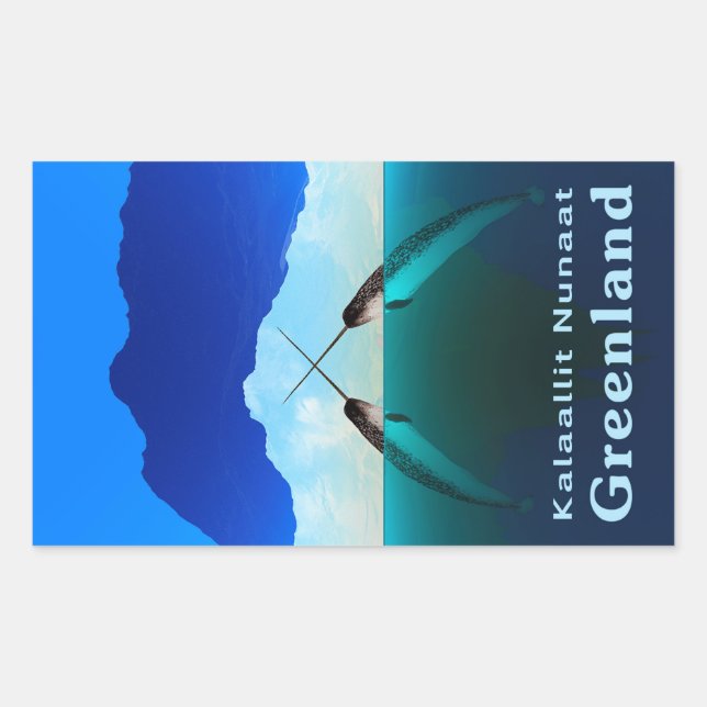Greenland - Narwhal Sticker (Front)