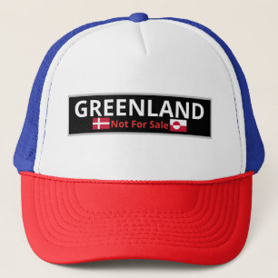 Greenland Not For Sale - Sovereignty Pride Design Trucker Hat
