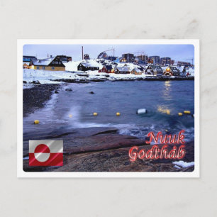 Greenland - Nuuk Bay - Postcard