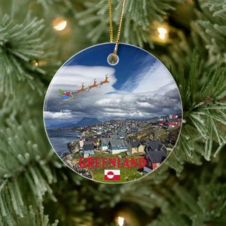 Greenland Panoramic Christmas Ornament