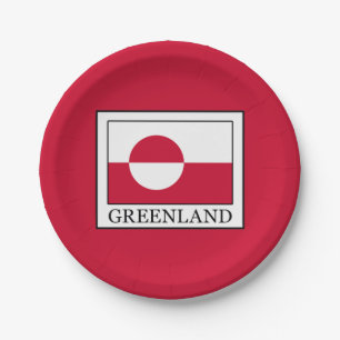 Greenland Paper Plate