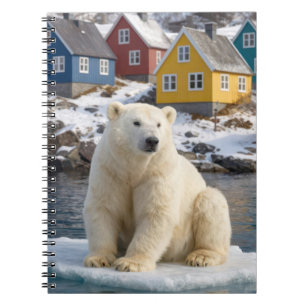 Greenland Polar Bear On an Ice Floe Notebook