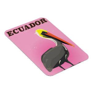 Greenland Puffin vintage travel poster Magnet